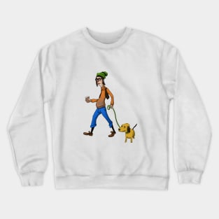 Hipster Goofy Shirt Crewneck Sweatshirt